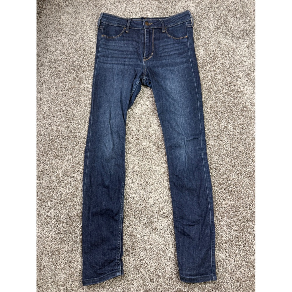 Hollister High-Rise Jean Legging 7R W28 L28 Dark Wash Advanced Stretch Skinny